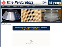 Tablet Screenshot of finehole.com